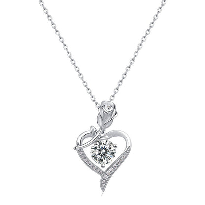 Light Luxury Moissanite Pendant Necklace